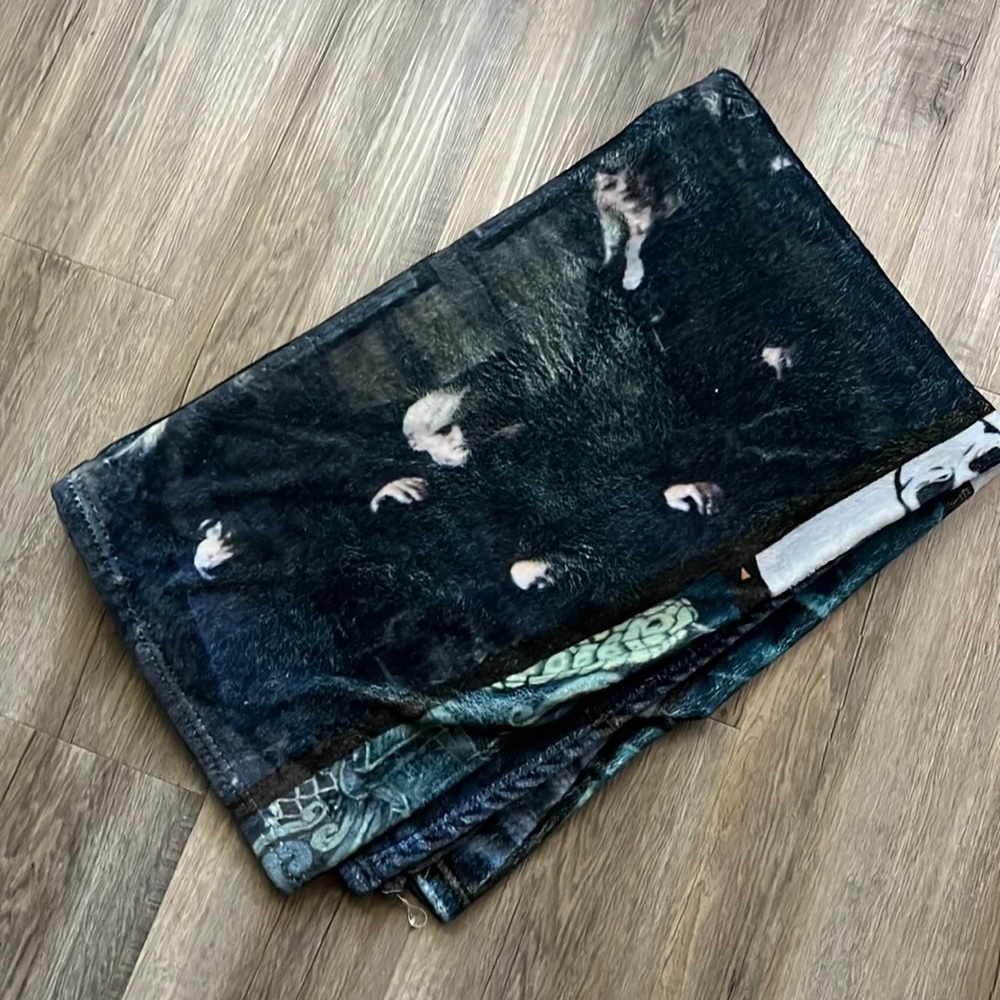 draco malfoy couch throw blanket